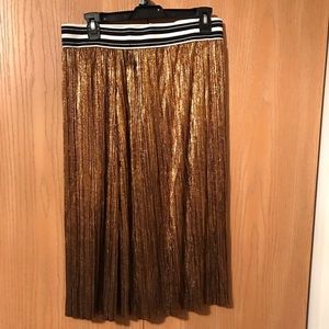 AVA & VIV BRONZE METALLIC SKIRT SIZE 3X